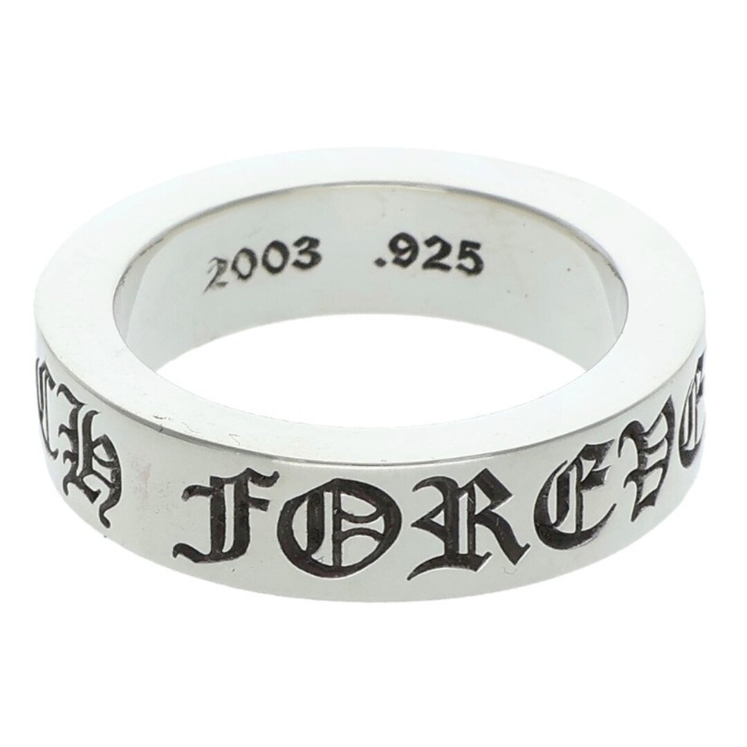 Chrome Hearts 6mm Spacer Forever Silver Ring Mens Size 17.5 Used 75adf89bdf6d420 thumbnail 2