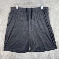 Caleo Charcoal Wash Athletic Men's Shorts Size XL Stretch Performance Athleisure