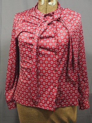  Bonne Petite Womens Polyester Shirt 1970's 1980's size 16