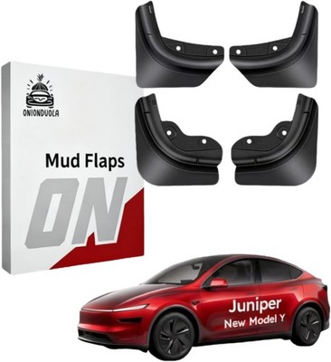 4 Pack Truck Mud Flaps for Tesla Model Y 2025 2026 Front & Rear Splash Guards