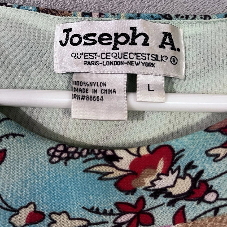 JOSEPH A qu'est-ce que c'est Top Estampado Retazos Mujer Lg Caprichoso Y2K De Colección Foto 3 de 4