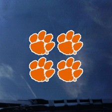 Clemson Tigers Transfer Decals - Set of 4