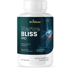 Nerve Bliss Pro- Nerve Health & Brain Support- 60 Capsules