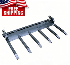 54-Inch Multi-Tine Heavy-Duty Bucket Pallet Forks-Compatible with Loader Buckets
