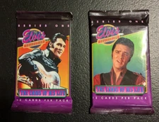 The Elvis Collection - The Cards of His Life Series One 1992 Sealed packs x2