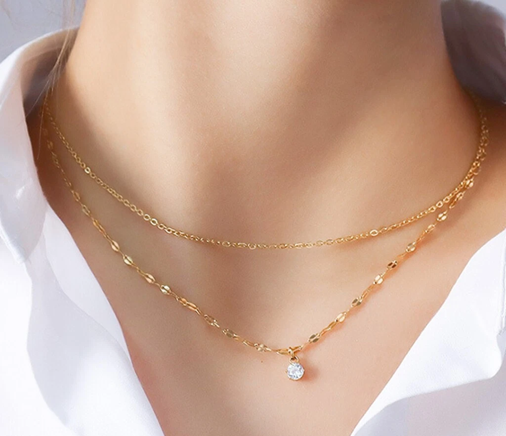 16 gold 2024 chain womens