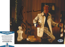 BILL NIGHY SIGNED 'LOVE ACTUALLY' 8x10 MOVIE PHOTO F ACTOR BECKETT COA BAS 