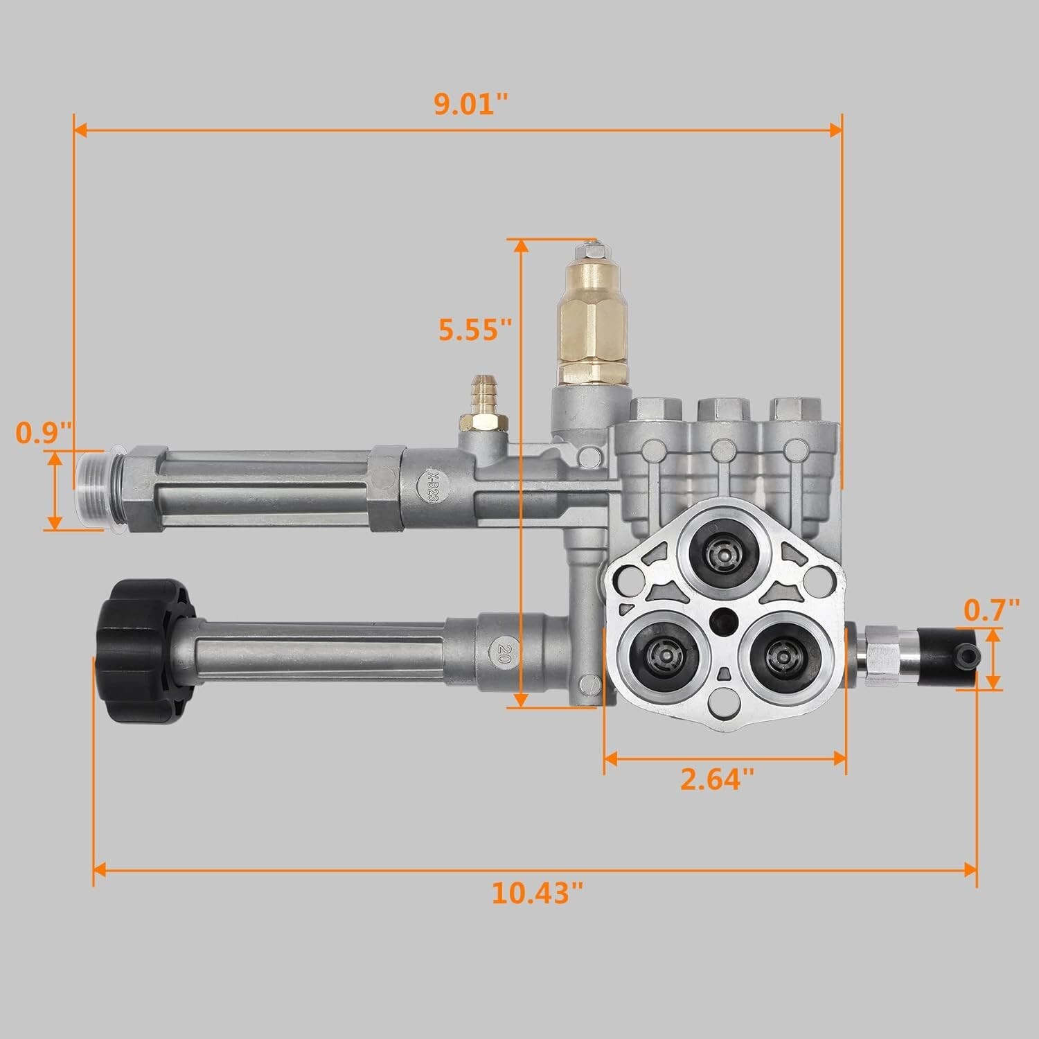 Troy Bilt Complete Pressure Washer Pump Head Assy New for RMW SRMW