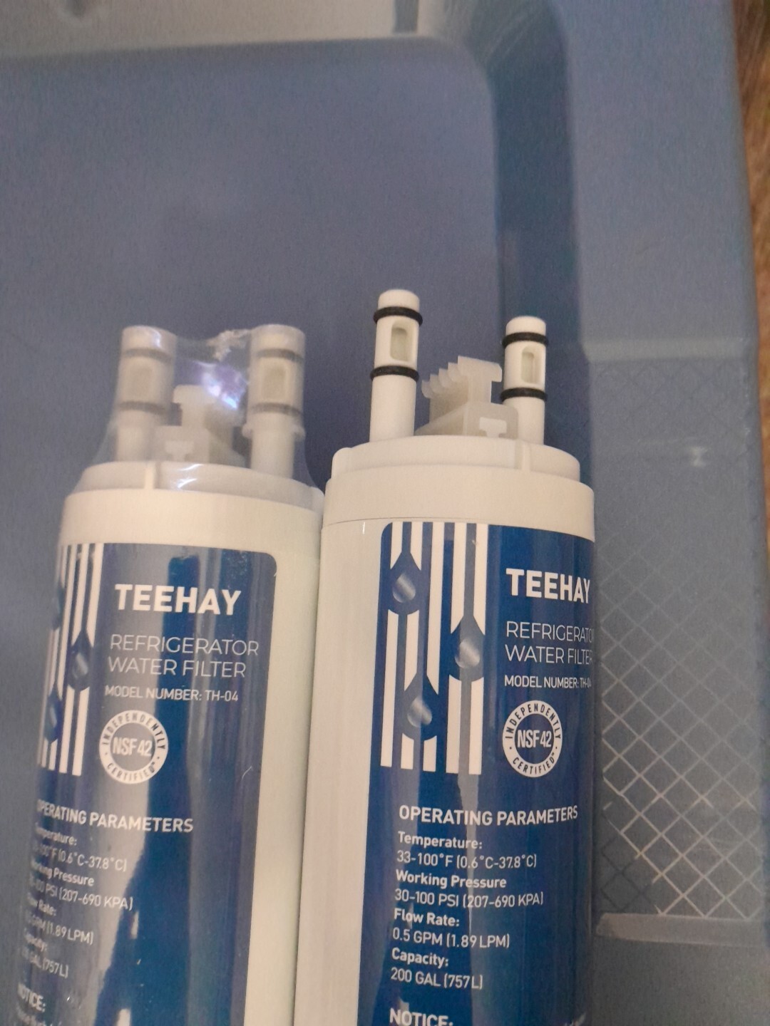 TEEHAY Refrigerator Water Filter Model Number TH04 1 Sealed 2