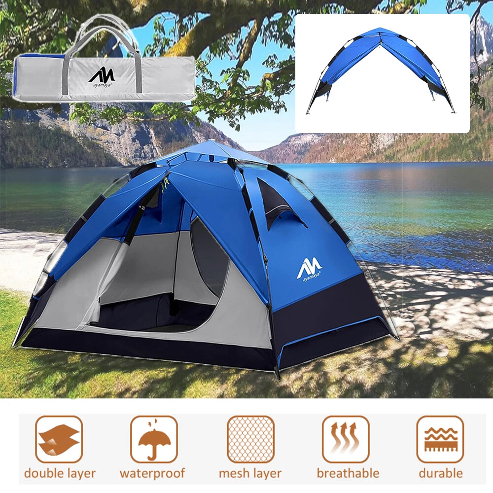 4 Person Camping Tent Outdoor Waterproof Family Sun Canopy Shelter Hiking Travel
Opens in a new wind