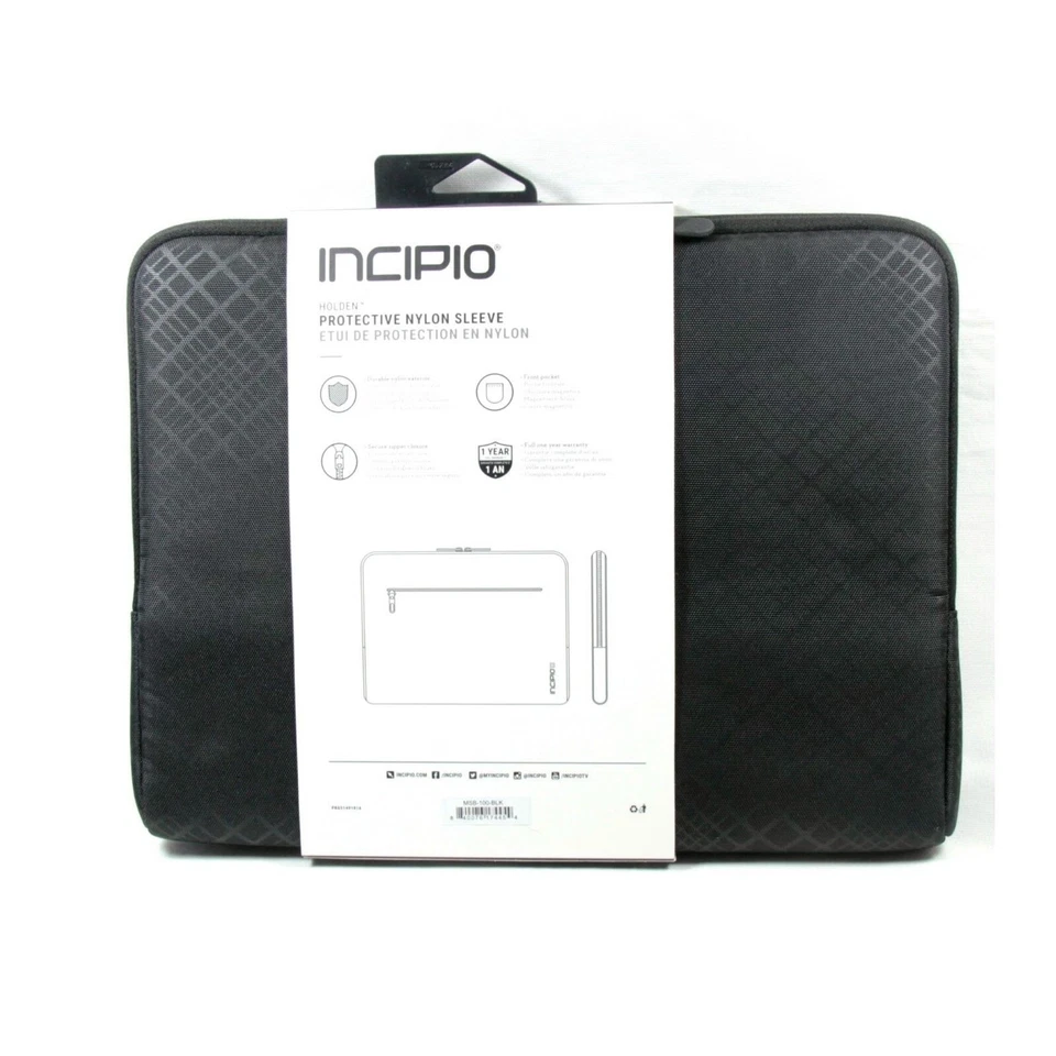 INCIPIO BAG SLEEVE FOR MICROSOFT SURFACE BOOK HOLDEN NYLON BLK NEW MSB-100-BLK - Image 2 of 2