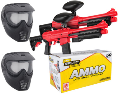 NEW JT SPLATMASTER .50 CAL Z18 RIFLE DUEL KIT - RED