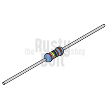 Resistors - 1/4 w (0.25 watt) - 2.4K ohm - 1% Tolerance - Metal Film - New