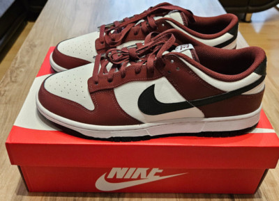 Nike Dunk Low Sneaker Herren Dark Team Red FZ4616-600 Größe 47 EU Neu & OVP