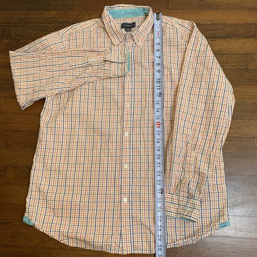 Covington Shirt Men Large Button Down Long Sleeve Multicolor Check 100% Cotton - Picture 3 of 7