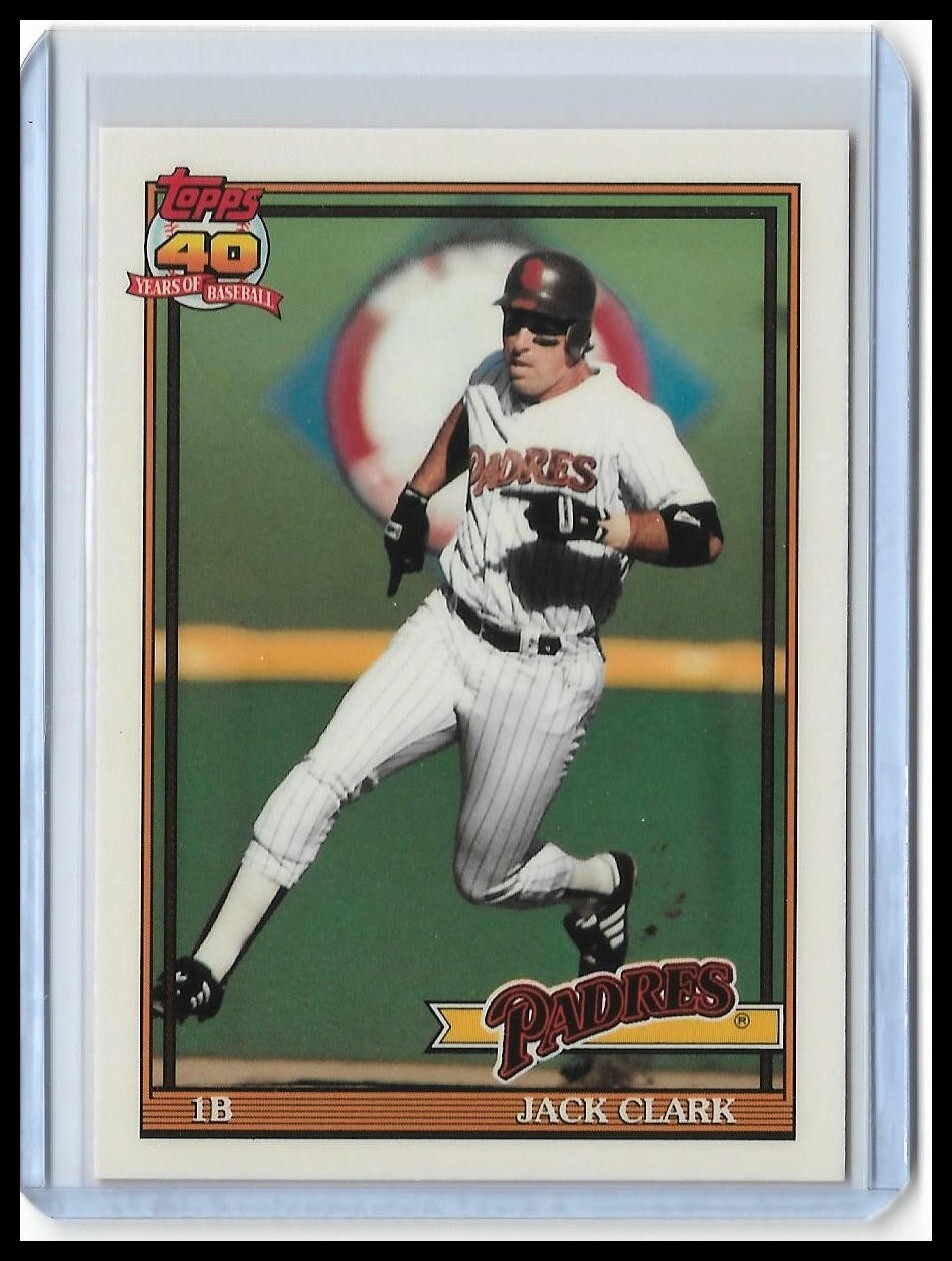 1991 Topps Tiffany - Jack Clark #650 