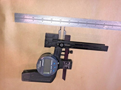 MUELLER INSIDE OUTSIDE GROOVE DIAMETER GAGE MODEL NO. 1901 MAHR ...