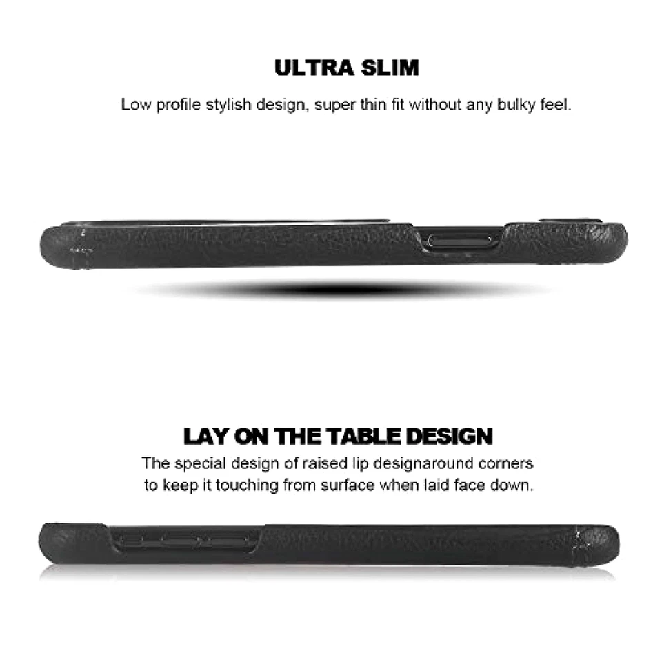 Для iPhone 11 Pro Max кожаный чехол из натуральной воловьей кожи тонкий дизайн жесткий задний чехол - Изображение 4 из 4