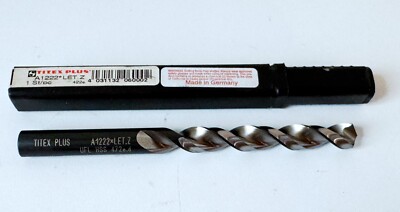 Letter Z WALTER-TITEX Jobber Length Parabolic Drill Bit 130° HSS 5.25 OAL .4130''