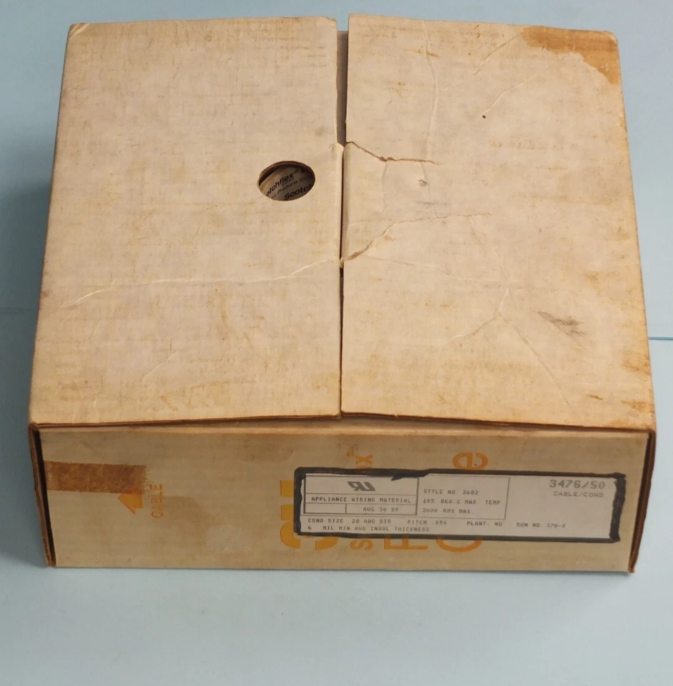 SCOTCHFLEX  3M 3476/50 FLAT RIBBON CABLE, 100 FT, 300 V, 28 AWG, 6 MIL - Image 3 of 4