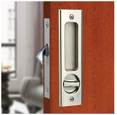 Color : Silver IINSSDJ Pocket Door Privacy Lock Stainless Steel Sliding Door Lock Buckle Sliding Access Pocket Door Privacy Lock Fits Most Sliding Doors Lock Color : Silver IINSSDJ Pocket Door Privacy Lock Stainless Steel Sliding Door Lock Buckle Sliding Access Pocket Door Privacy Lock Fits Most Sliding Doors Lock