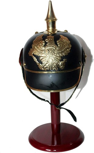 WW1 German Pickelhaube Steel \u0026 Brass 