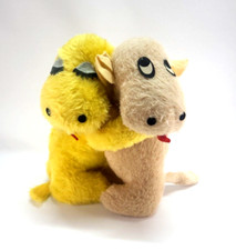 Dakin Hugging Plush Camel Mouse 12" Vtg Stuffed Animal Toy