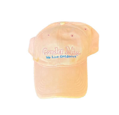 Gander Mountain Hat Mens Strapback  Cap Light Pink Embroidered Outdoors