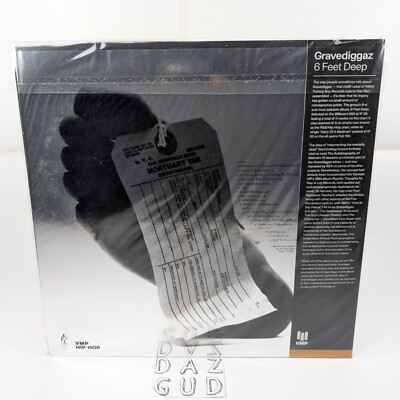 GRAVEDIGGAZ - 6 Feet Deep VMP Silver Splatter Vinyl Me Please