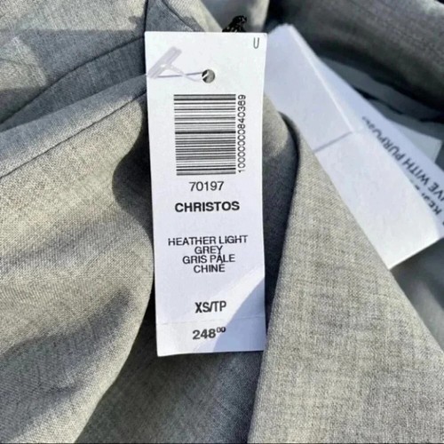 NWT Aritzia Babaton Christos Blazer Jacket in Grey Oversized XS - Picture 4 of 9