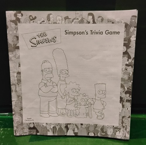 The Simpsons Trivia Game Collectors Tin Edition 2000 Board Game - Picture 5 of 5