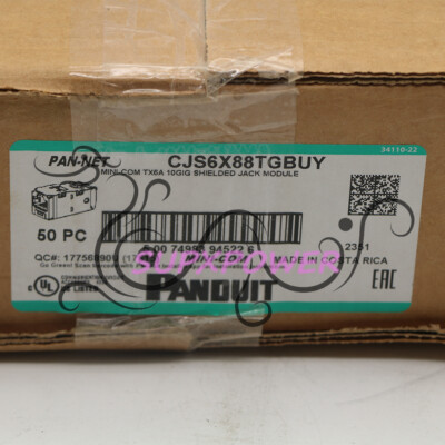 50PCS/Box New  Super Category 6 Shielded Network Module CJS6X88TGBUY