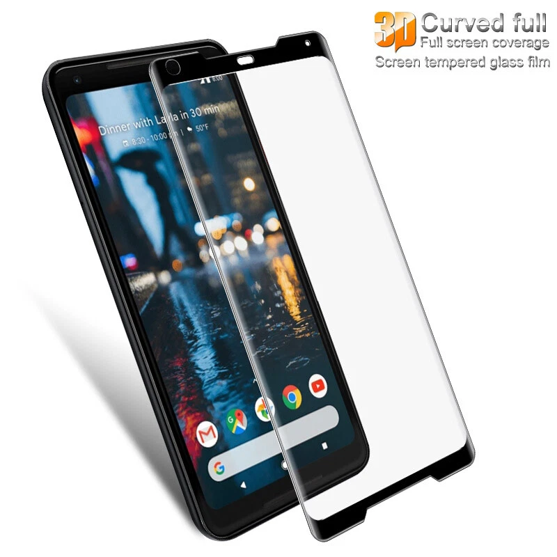 Curved Full Cover Tempered Glass For Google Pixel 3 4 2 Screen Protector Film - Image 3 of 4