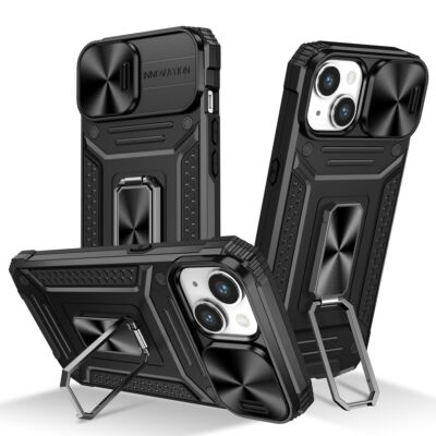 Hülle für Apple iPhone 15 Plus Schutz Handy Case Cover Kamera Tasche Etui Bumper