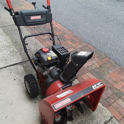 Craftsman 24 179 cc HP;Electric Start Two-Stage Fwd Rev Snow  Blower - Main Image