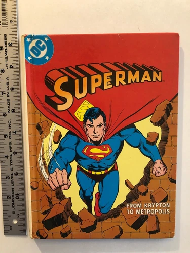 VTG DC Comics Superman From Krypton to Metropolis 1982 Fisher Price NO TAPE