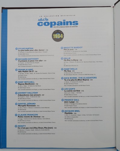 2/ rare à trouver LIVRE CD SALUT LES COPAINS SYLVIE VARTAN AVRIL JUIN 1964 - Photo 3 sur 6