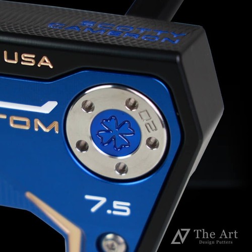 SCOTTY CAMERON 2024 Phantom 7.5 Hawaiian Honu M Art Black Finish Blue - Picture 8 of 11