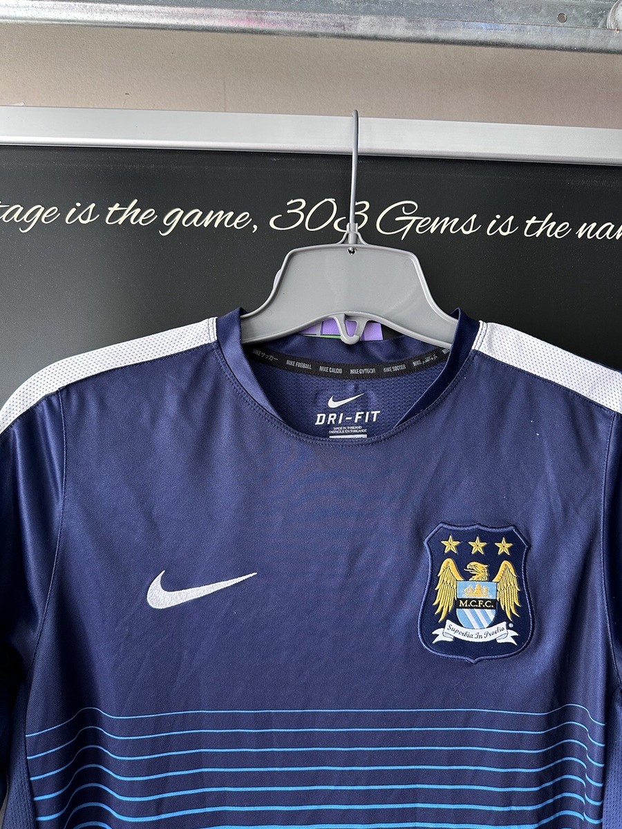 ウェア NIKE 2014 Manchester City uniform M MANCHESTER CITY FC NIKE 2013 2014 TRAINING FOOTBALL JERSEY