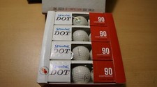 Vintage Box Of NEW SPALDING BLACK DOT Golf Balls, 90 Compression, /Advertising 