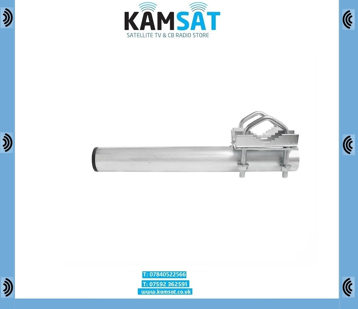 SATELLITE DISH BRACKET MOUNT BALCONY VERTICAL UPRIGHT APARTMENTS 300MM