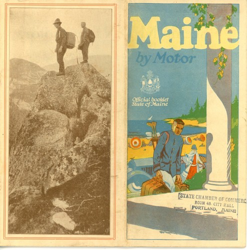 Vintage 1920’s? Maine by Motor Travel Brochure | eBay