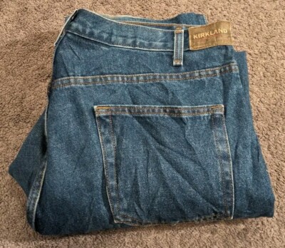 Kirkland Signature Relaxed Fit Blue Denim Jeans Made in Mexico 167129 40X31 