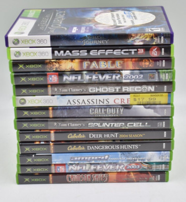 Original XBox And 360 Video Games Lot 13 Most with Manuals | eBay