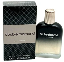 Double Diamond Cologne Perfume For Men 3.4oz EDT Brand New