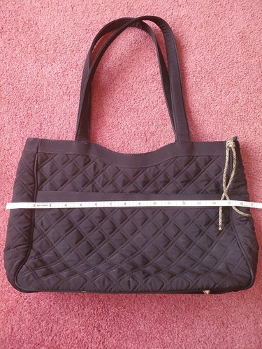 vera bradley black tote microfiber