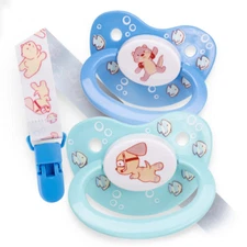Rearz Adult Pacifiers with Clip - NEW Spalsh (2-Pack) Pacifier/Soother 