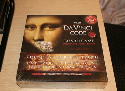 The Da Vinci Code Board Game Mystery 2006 NEW SEALED 