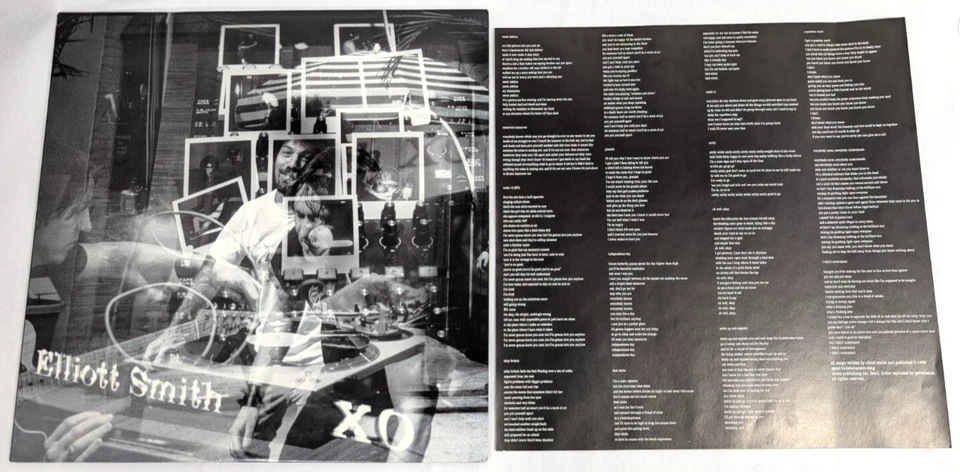 1998 ELLIOTT SMITH XO 1st Press Bong Load Record Vinyl BL35 Lyric Sheet 180g - Image 4 of 4