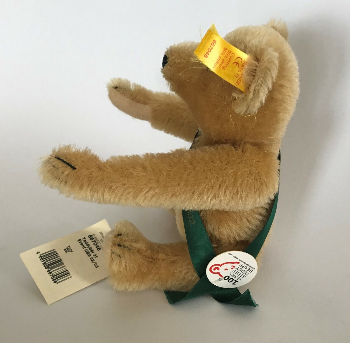 Steiff　Mommey 2004 Steiff Teddy Bear Event Bear Green Sash 2002 667046 | eBay